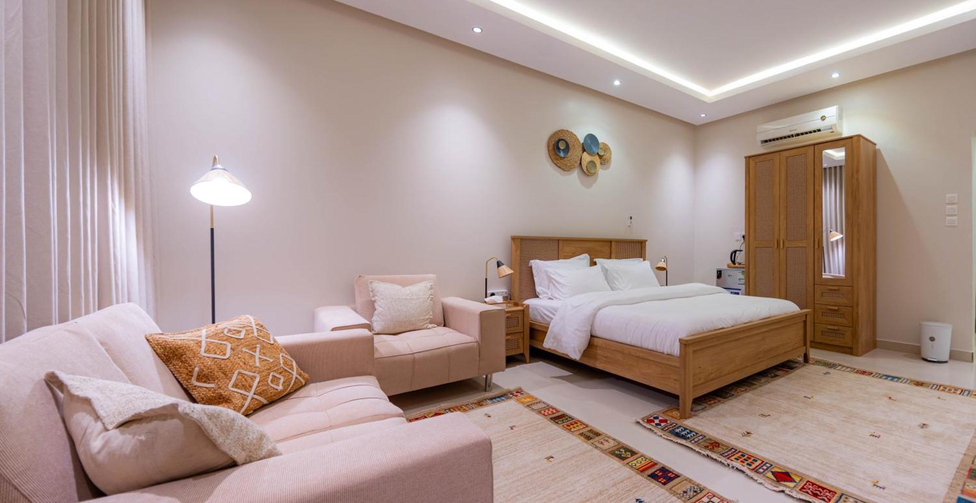 Apartment New With Boho Style *centre Of Riyadh*
